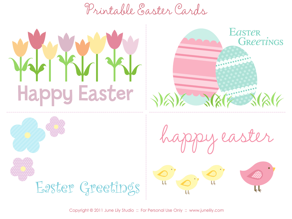 10 Free Printable Easter Cards For Everyone You Know