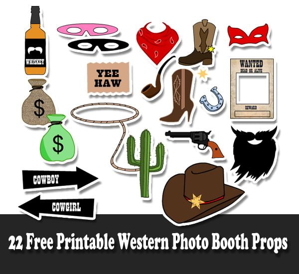 22 Free Printable Western Party Photo Booth Props Photo Booth Props Free Party Photo Booth Photo Booth Props