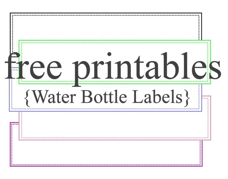 Baby Water Bottle Label Template Free Water Bottle Labels Template Printable Water Bottle Labels Bottle Label Template
