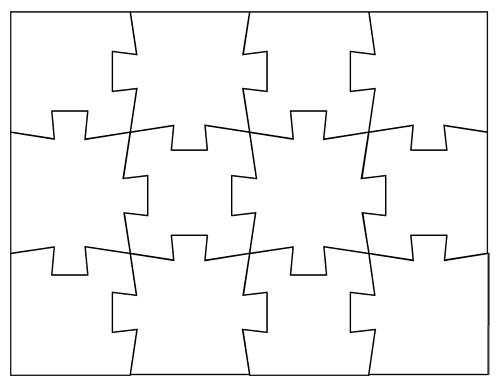 Blank Jigsaw Puzzle Templates Make Your Own Jigsaw Puzzle For Free