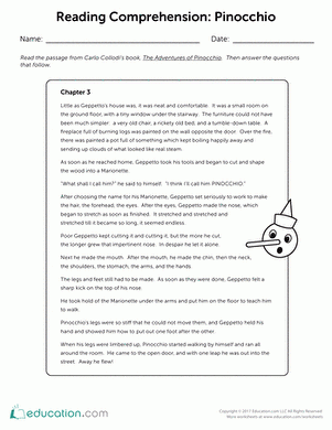 Browse Printable 3rd Grade Reading Worksheets Education