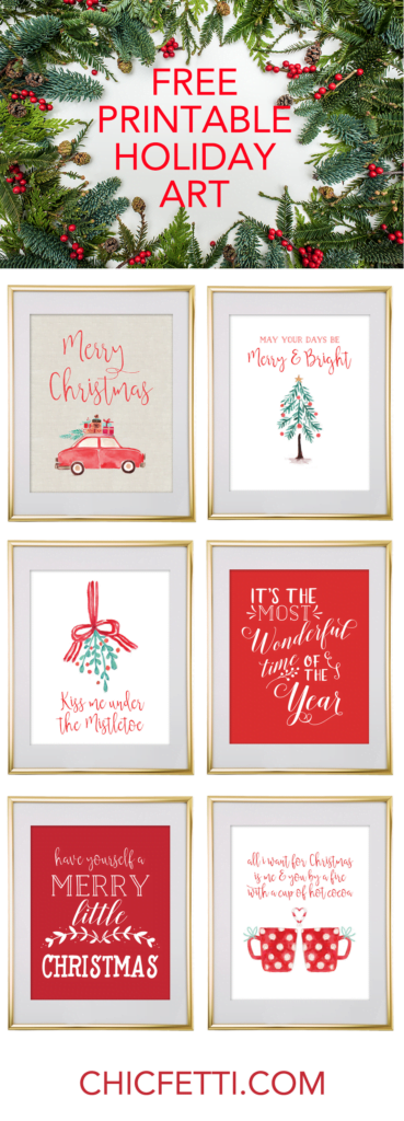 Christmas Free Printable Wall Art Free Christmas Printables Printable Holiday Art Free Christmas