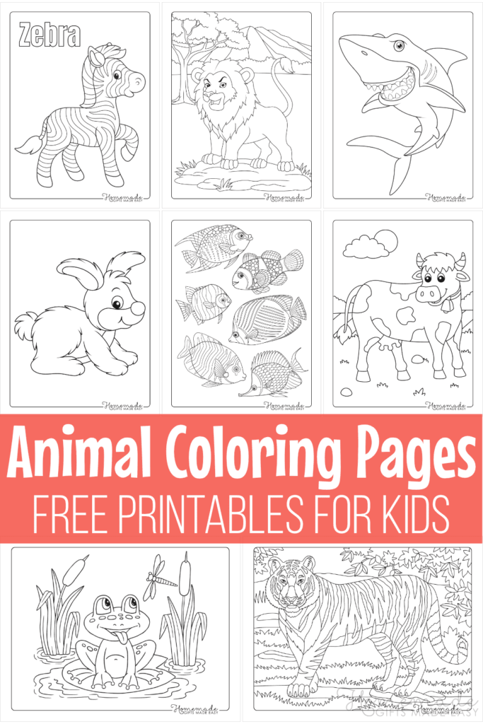 Free Printable Animal Coloring Pages