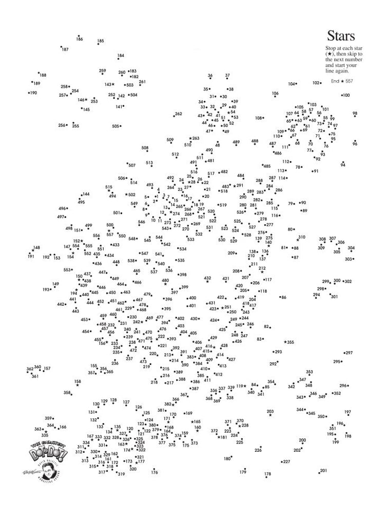 Connect The Dots For Adults Free Printable