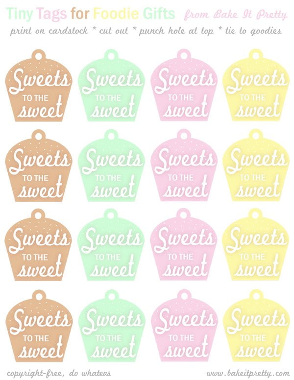 Free Printable Baking Labels