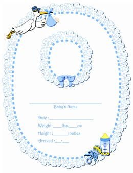 Free Birth Announcements Printable