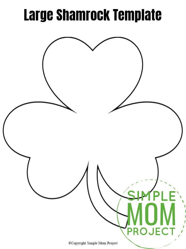 Shamrock Template Free Printable