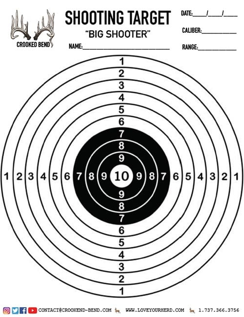 Free Printable Targets For Shooting Practice