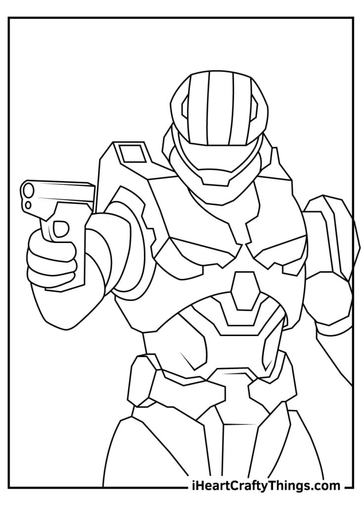 Halo Coloring Pages Updated 2022 