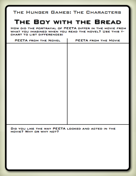 Hunger Games Lessons Free Printables For The Hunger Games Movie
