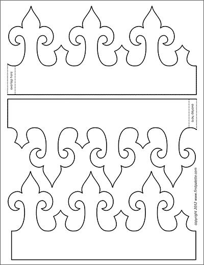 King And Queen s Crown Templates Free Printable Templates Coloring Pages FirstPalette