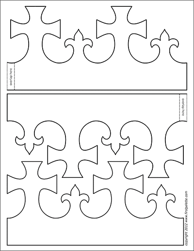 King And Queen s Crown Templates Free Printable Templates Coloring Pages FirstPalette