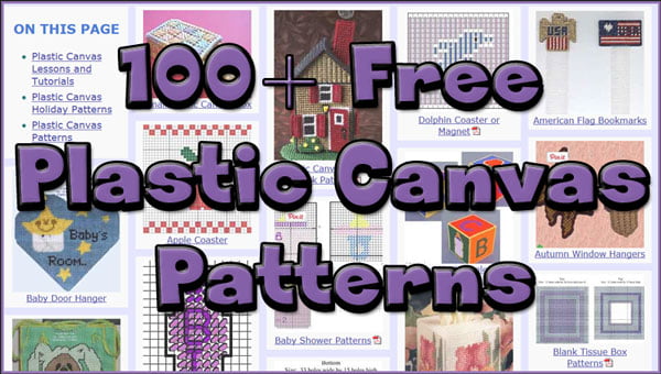 More And Better Free Plastic Canvas Patterns AllCrafts Free Crafts Update