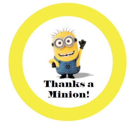 Thanks A Minion Free Printable