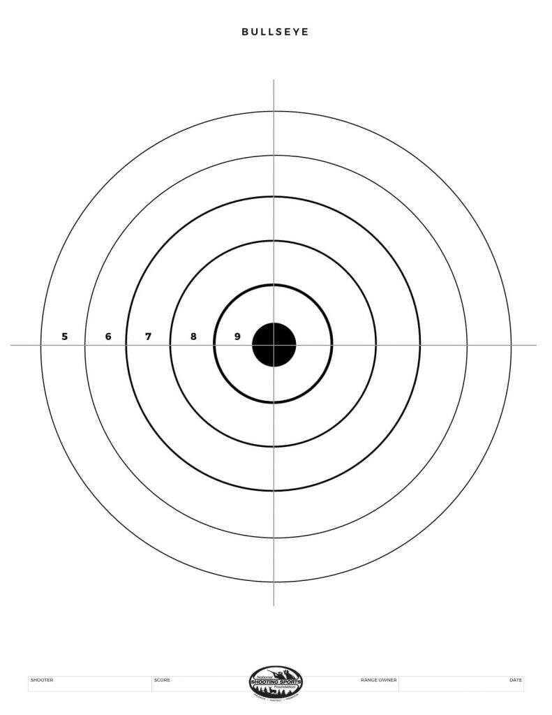 Printable Shooting Targets And Gun Targets NSSF