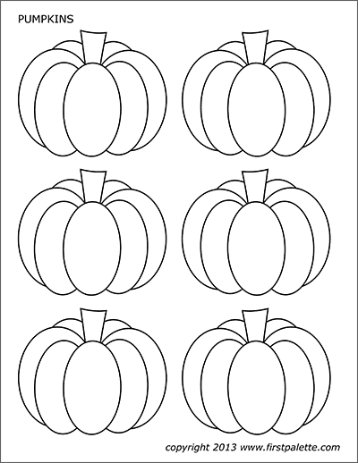 Pumpkins Free Printable Templates Coloring Pages FirstPalette