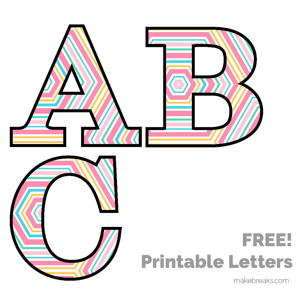 Free Printable Letters