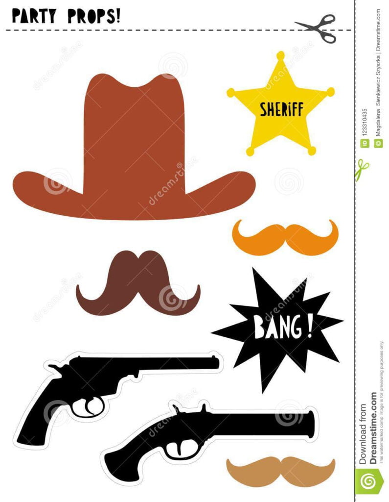 Free Printable Western Photo Props