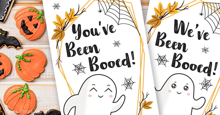 Free Printable You've Been Booed Template