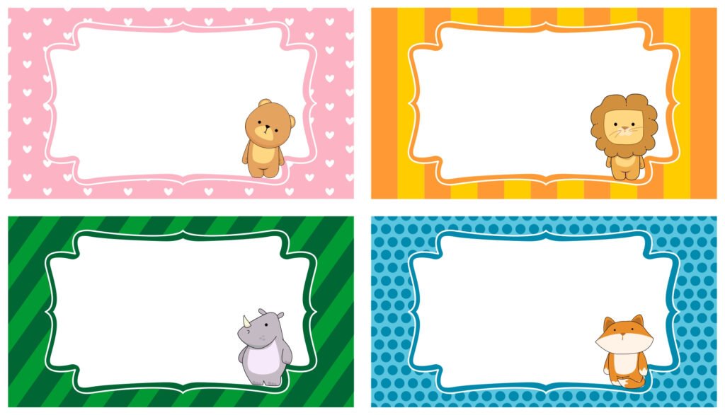 Printable Name Tags For Preschool