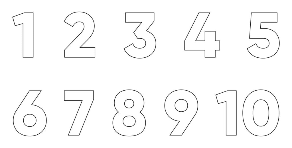 Free Printable Numbers And Letters