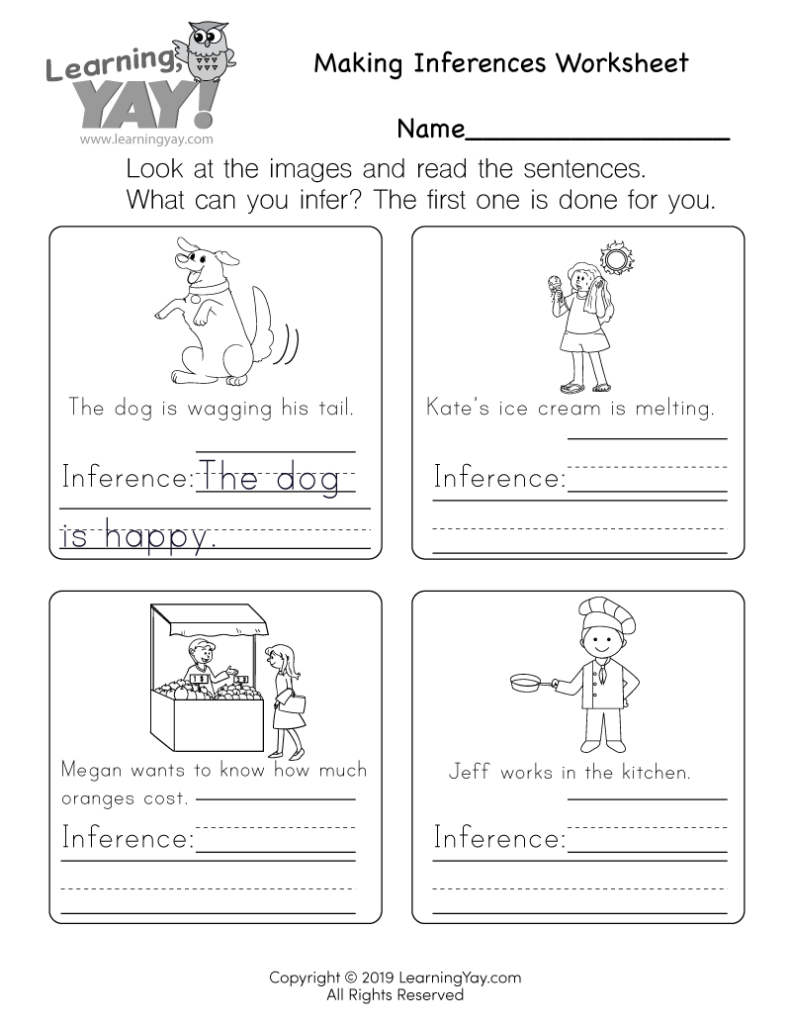 Free Printable First Grade Writing Worksheets