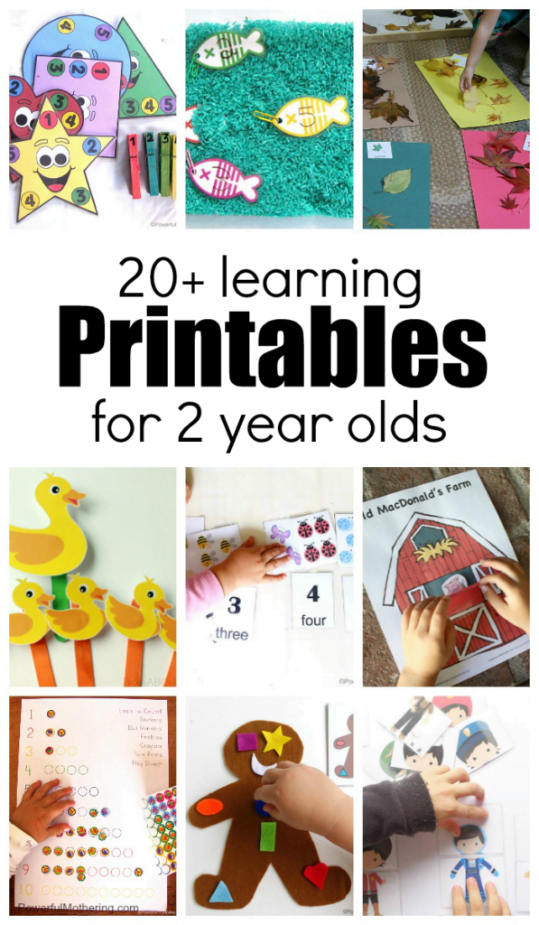 2 Year Old Printable Activities