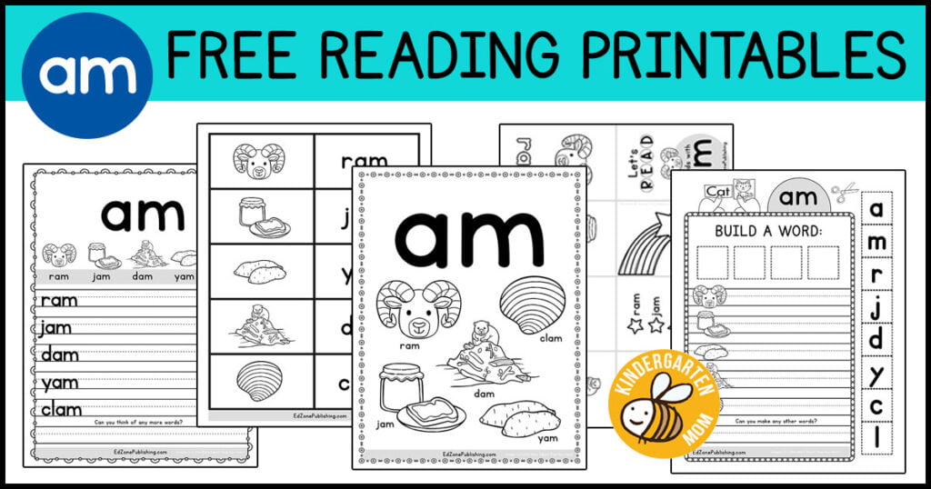 Free At Word Family Worksheets