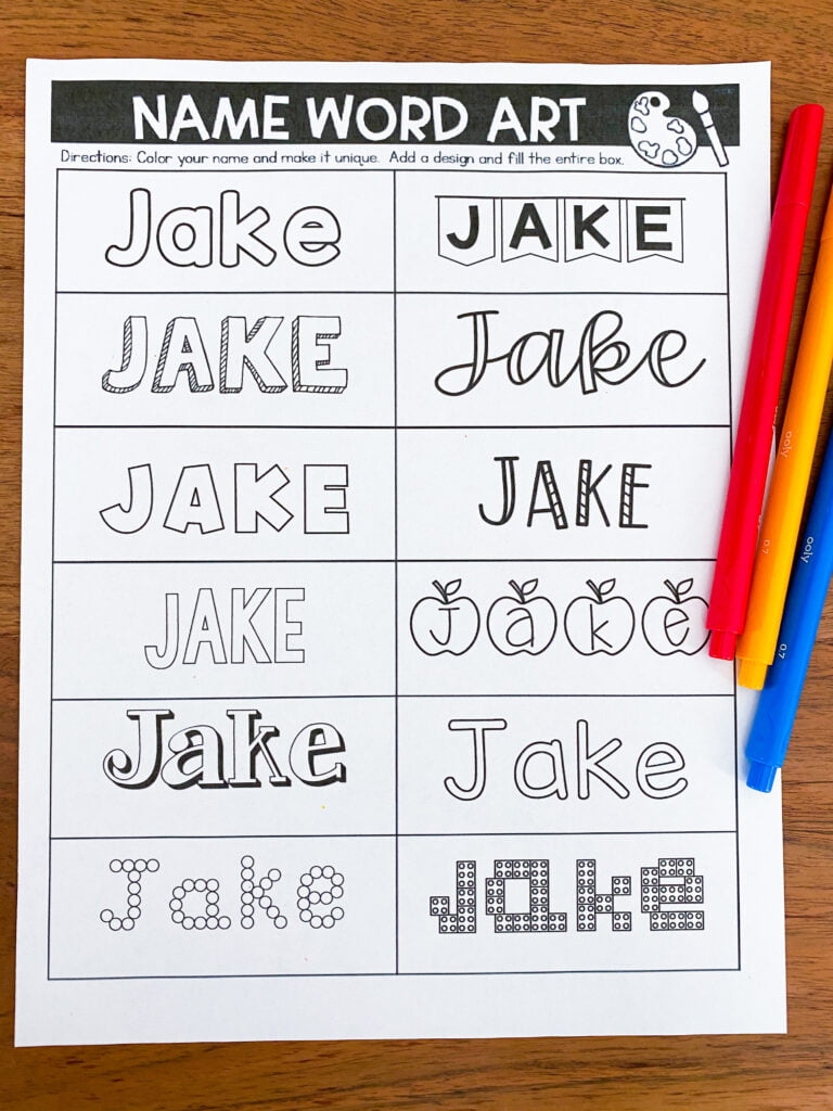 Celebrating Names Editable Student Name Activities Education To The Core