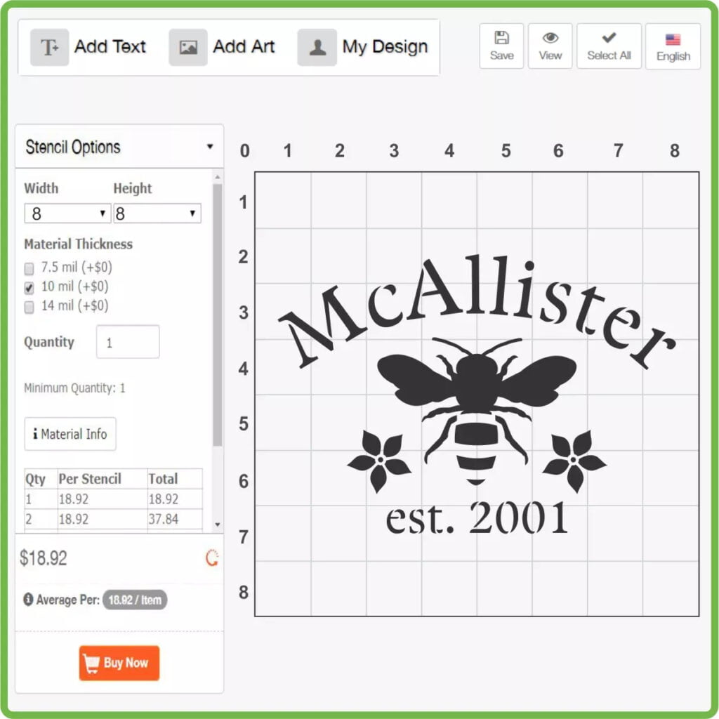 Custom Stencil Maker Online Free