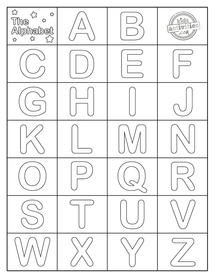 Alphabet And Number Chart Printable
