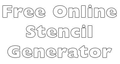 Free Online Word Stencil Generator Raspberry Swirls