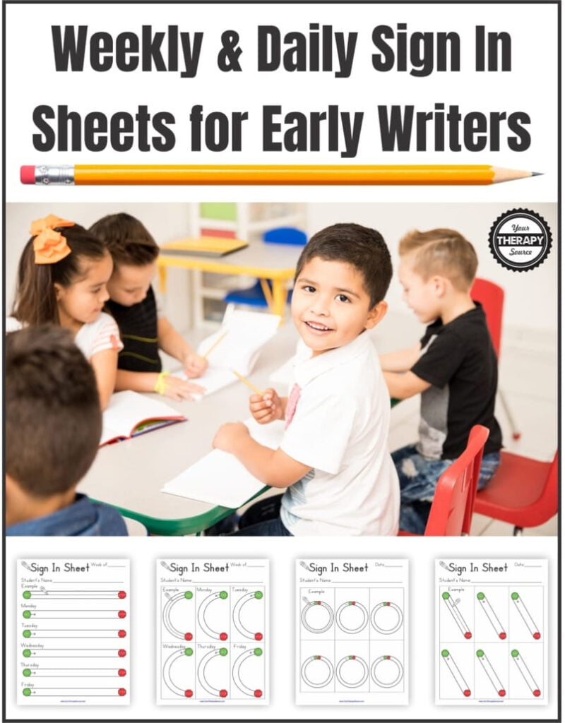 Sign In Sheets For Preschoolers