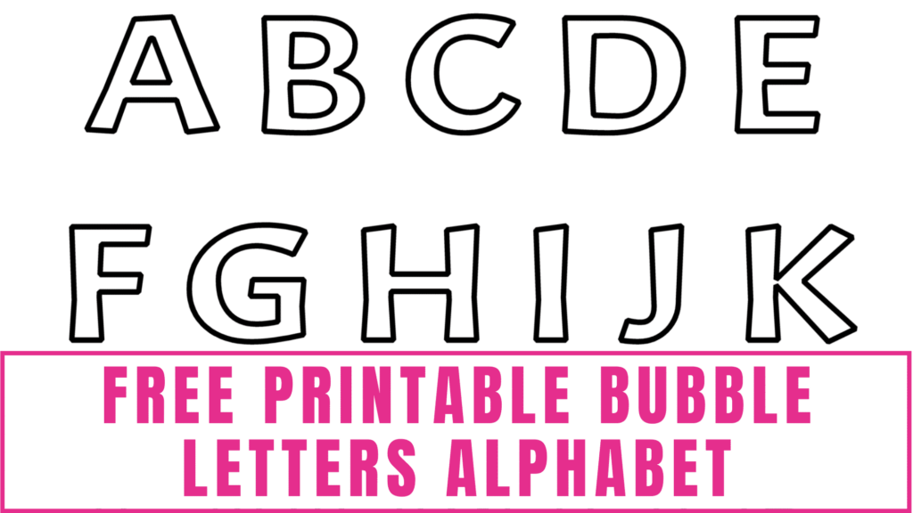 Name In Bubble Letters Printable