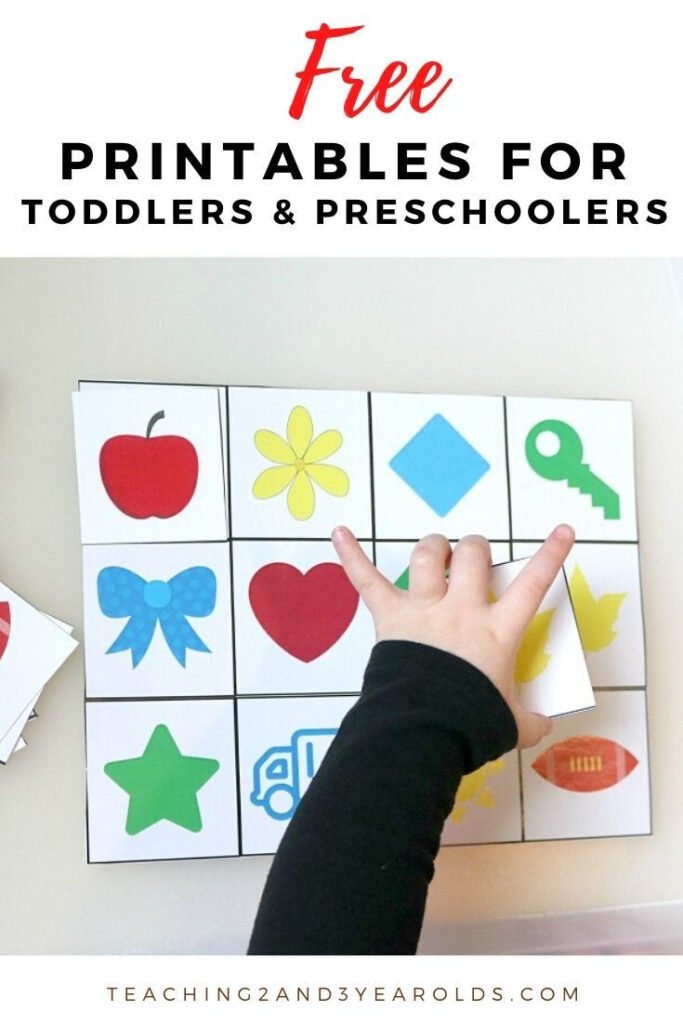Printable Activities For 1 Year Olds