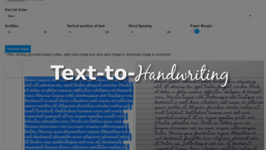 Handwriting Generator I Made A Text to handwriting Tool To Write My College Assignments For Me DEV Community 