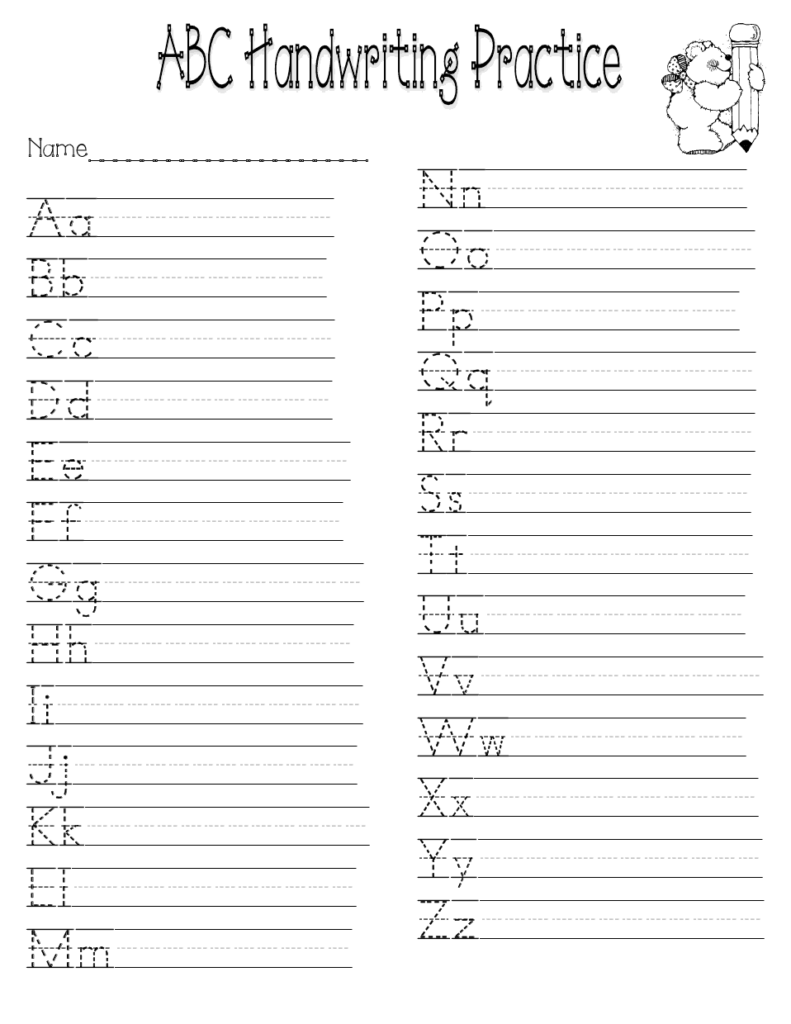 Handwriting Practice pdf Google Drive Alphabet Writing Practice Kids Handwriting Practice Handwriting Practice Worksheets