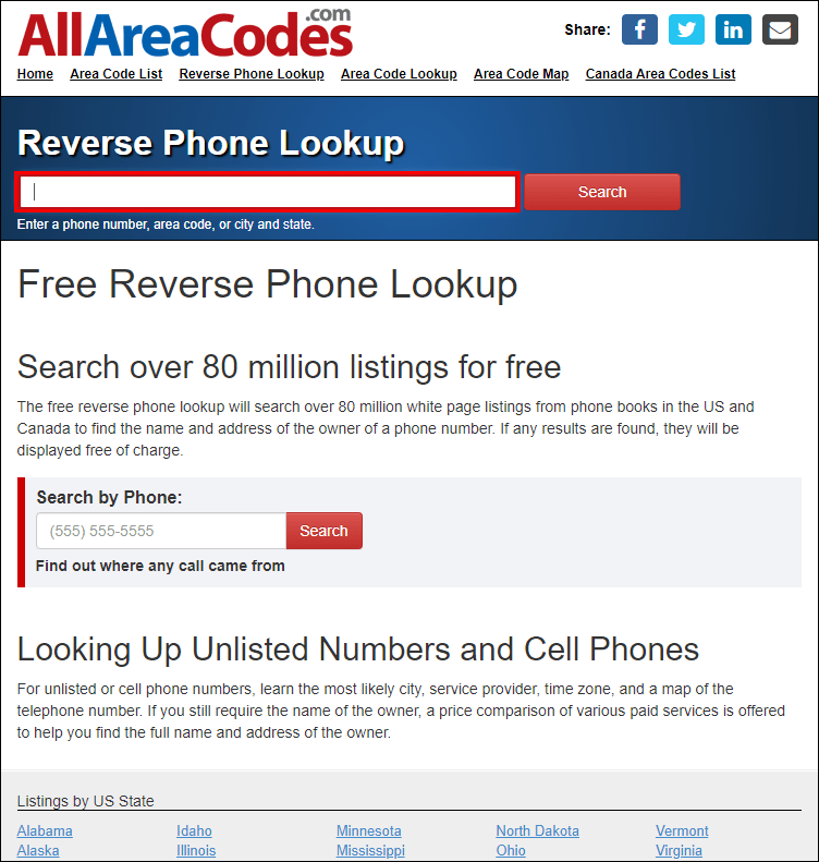 How To Find An Address From A Phone Number