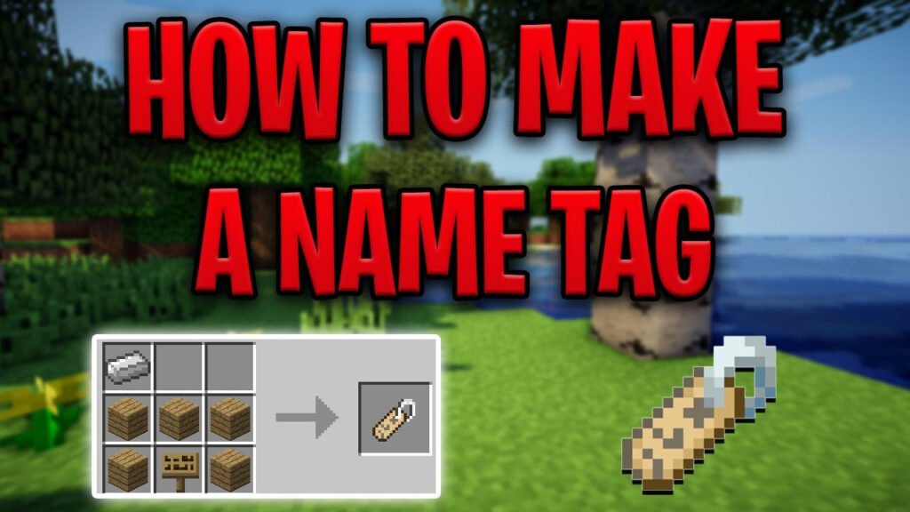 How To Make A Name Tag In Minecraft All Platforms 2020 YouTube