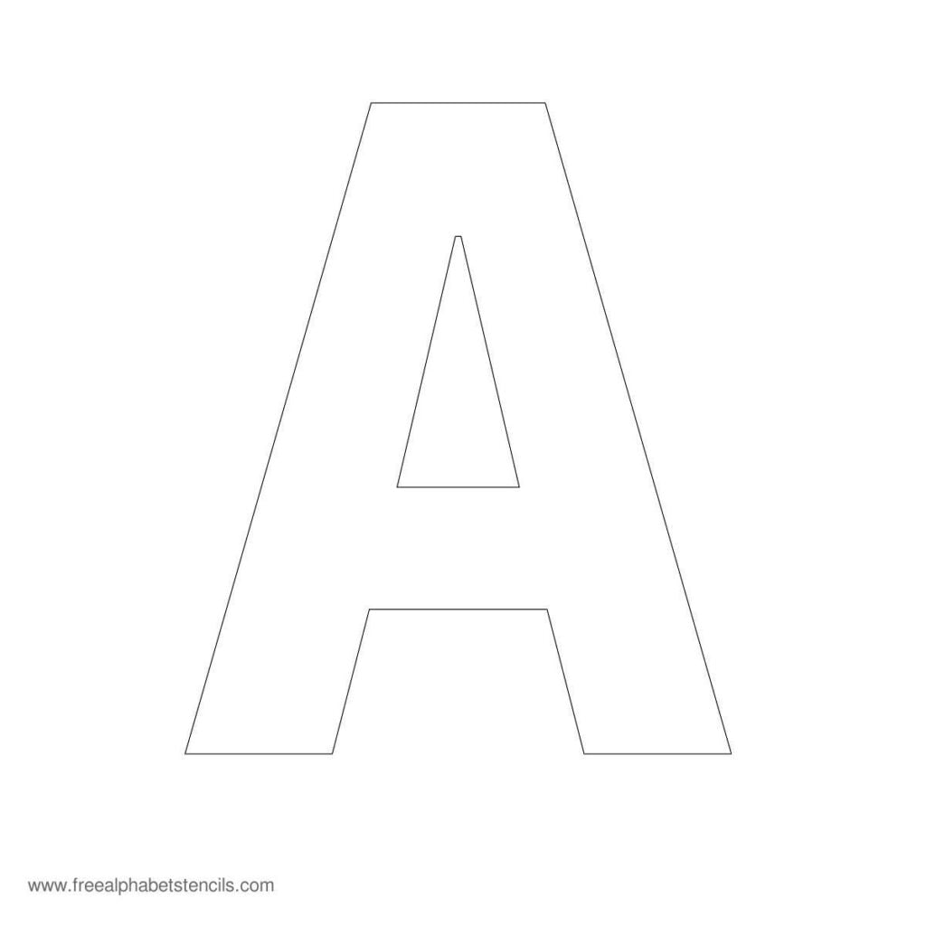 Free Large Printable Alphabet Letters