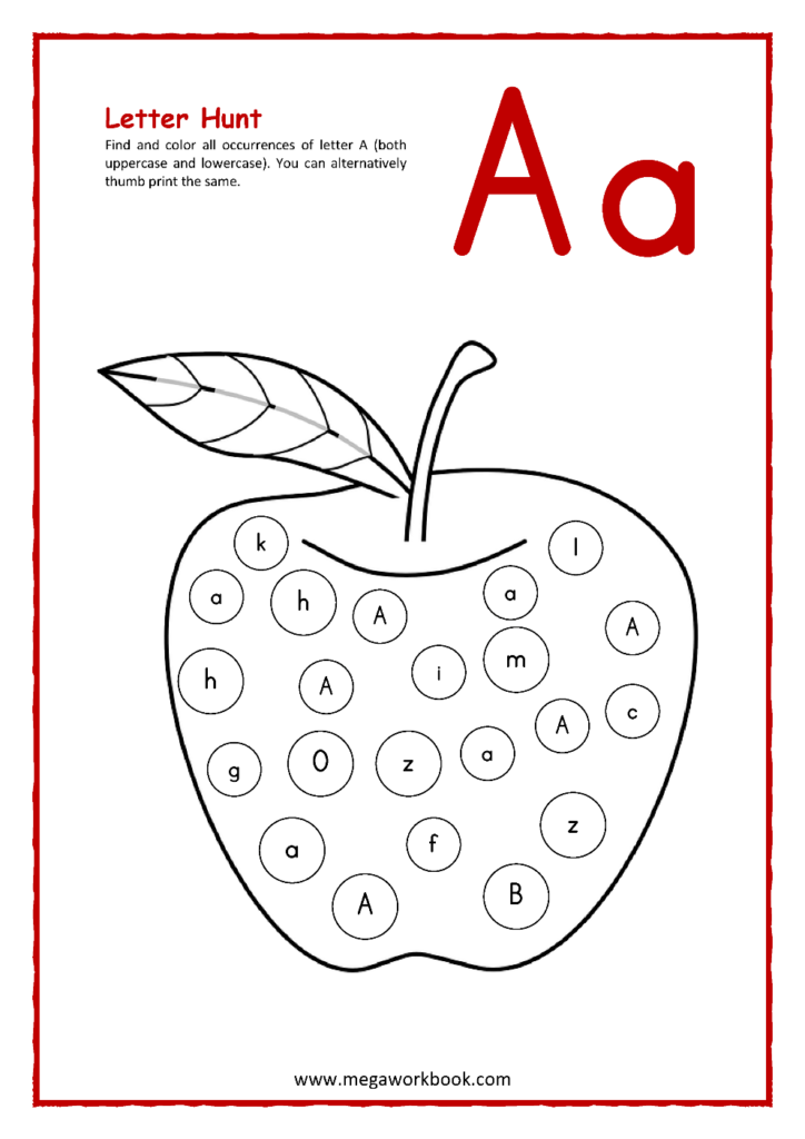 Letter A Activities For Kindergarten