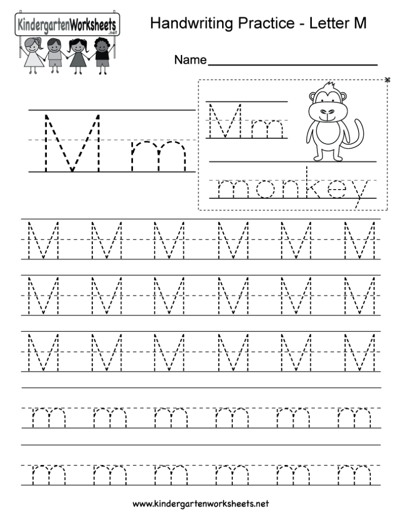 Letter Writing Worksheets For Kindergarten