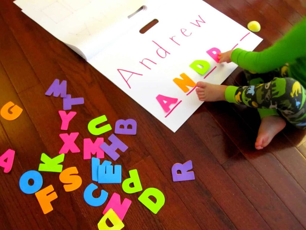 Writing His Name On My Pad