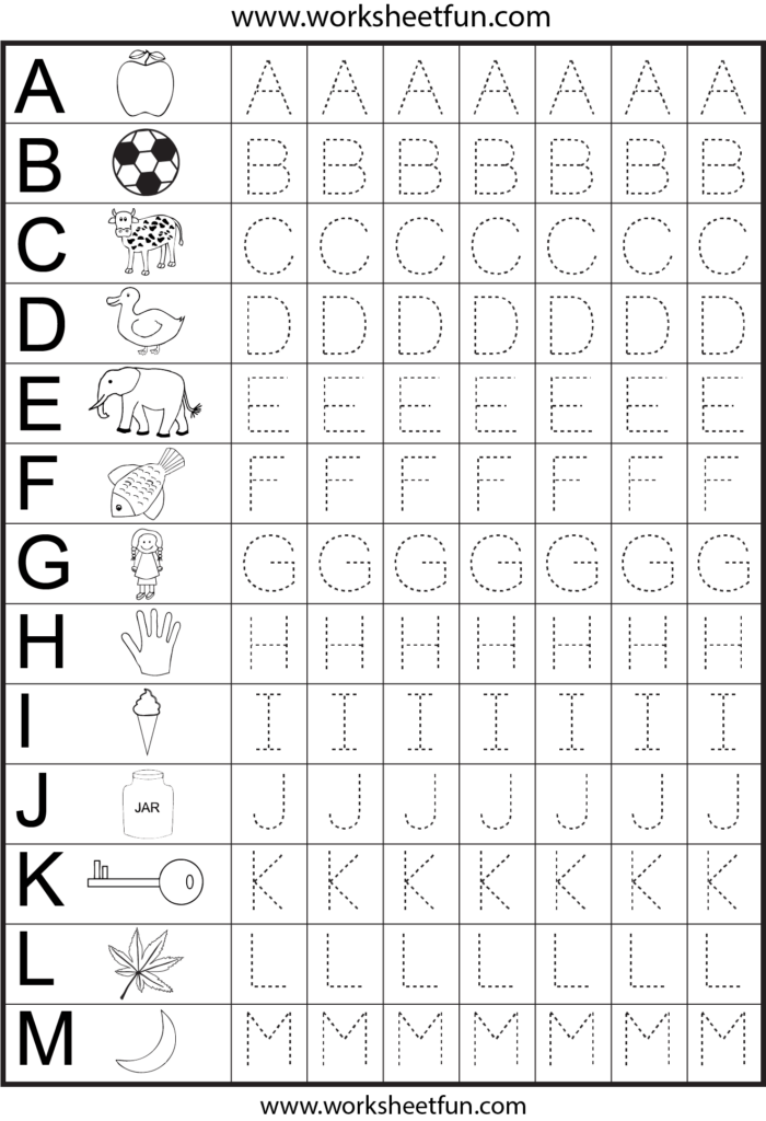 Printable Letters Worksheets For Preschool