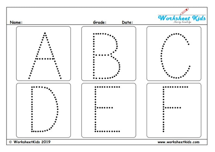 Letter Tracing For Preschoolers And Toddlers Free Printables Worksheets