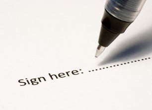 Sign Your Name On The Dotted Line