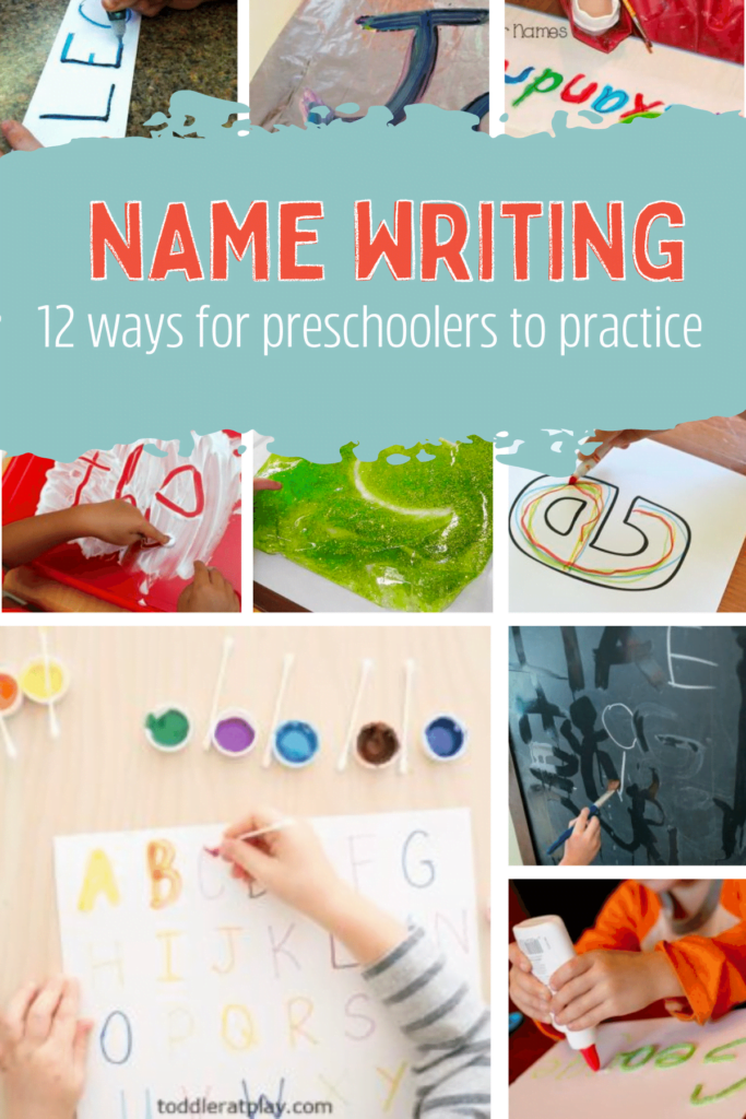 Name Writing Activities For Preschoolers