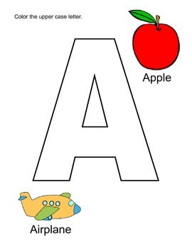 Letter A Worksheets For 2 Year Olds