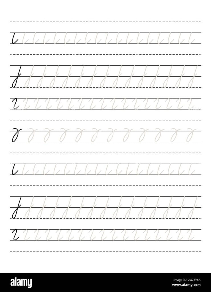 Dotted Lines For Preschool Writing
