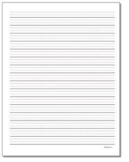 3 Lined Paper For Handwriting